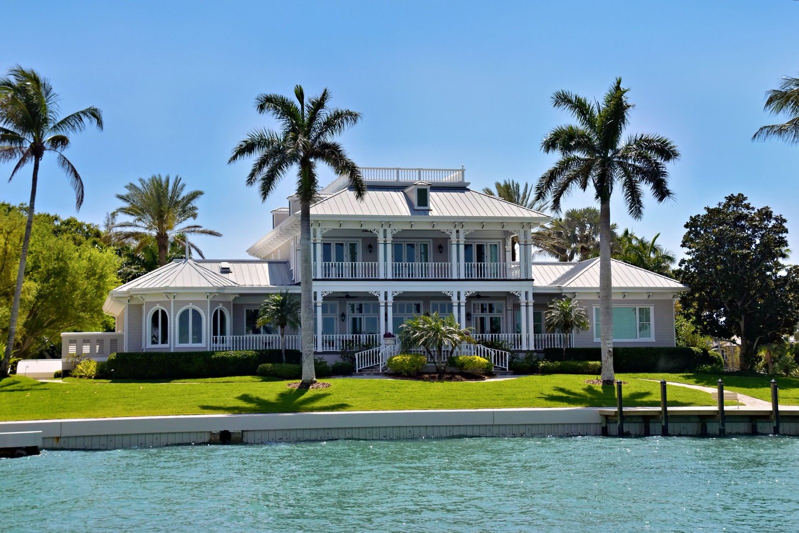 Key West style waterfront estate